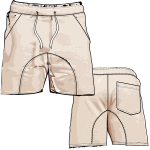 Fashion sewing patterns for MEN Shorts